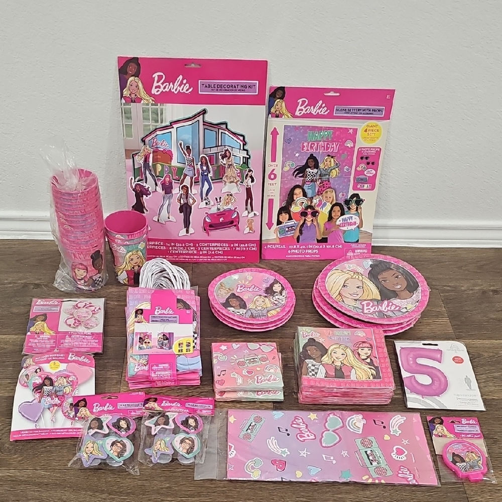 Barbie Party City Birthday Party Decoration Bundle